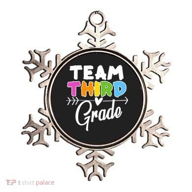 Team Third Grade Arrow Heart Ornament