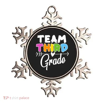 Team Third Grade Arrow Heart Ornament