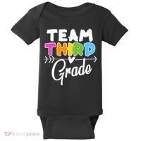 Team Third Grade Arrow Heart Baby Bodysuit thumb 0