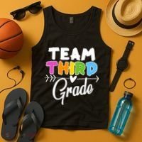 Team Third Grade Arrow Heart Tank Top thumb 4