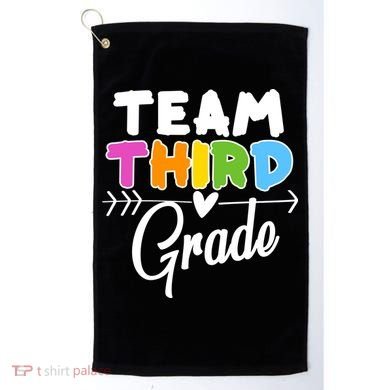 Team Third Grade Arrow Heart Golf Towel