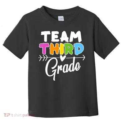 Team Third Grade Arrow Heart Toddler T-Shirt