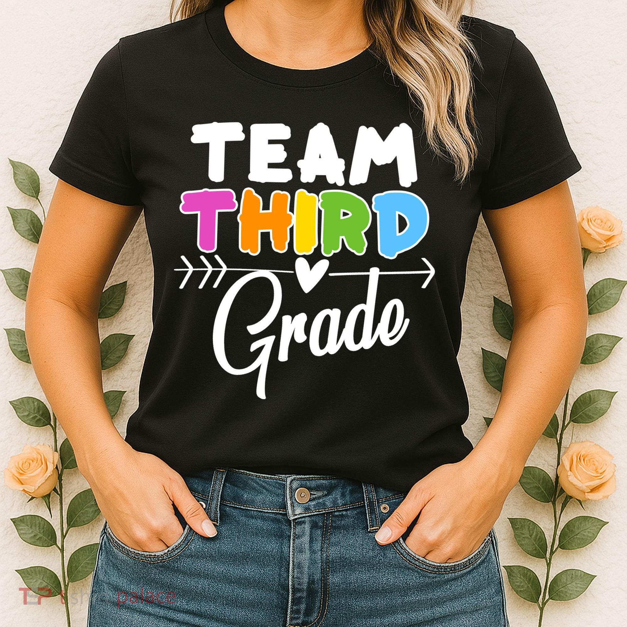 Team Third Grade Arrow Heart Women's T-Shirt
