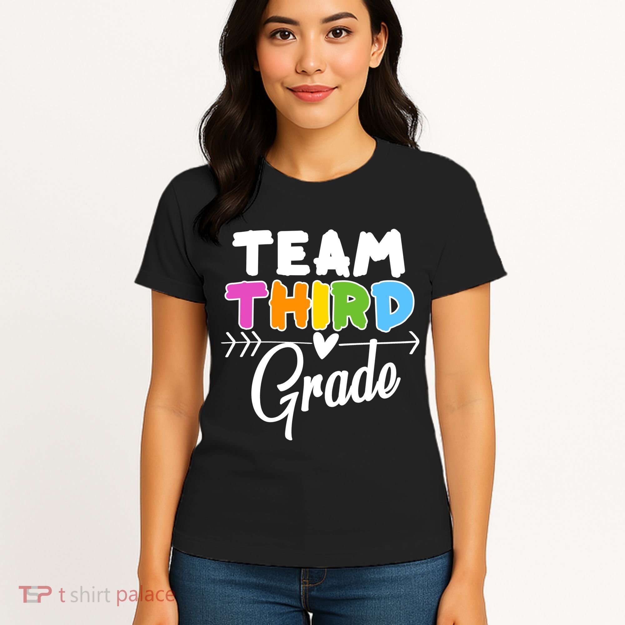 Team Third Grade Arrow Heart Women's T-Shirt