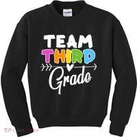 Team Third Grade Arrow Heart Kids Sweatshirt thumb 0