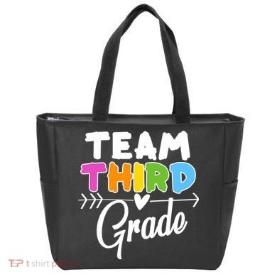 Team Third Grade Arrow Heart Tote Bag