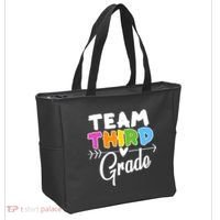 Team Third Grade Arrow Heart Tote Bag thumb 2