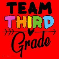 Team Third Grade Arrow Heart Santa Hat thumb 1