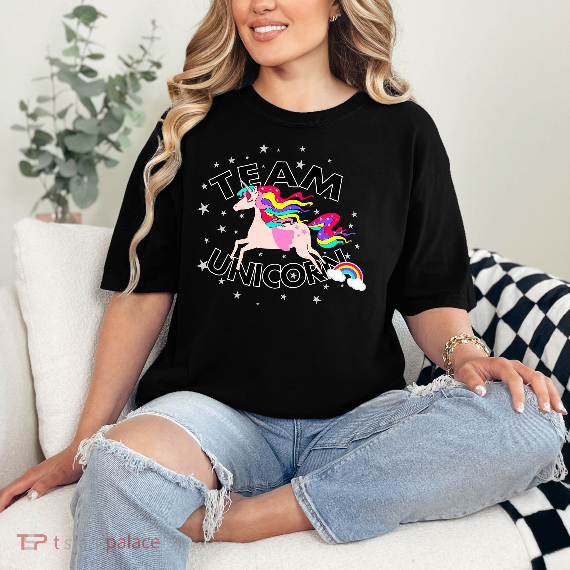 Team Unicorn Comfort Colors T-Shirt