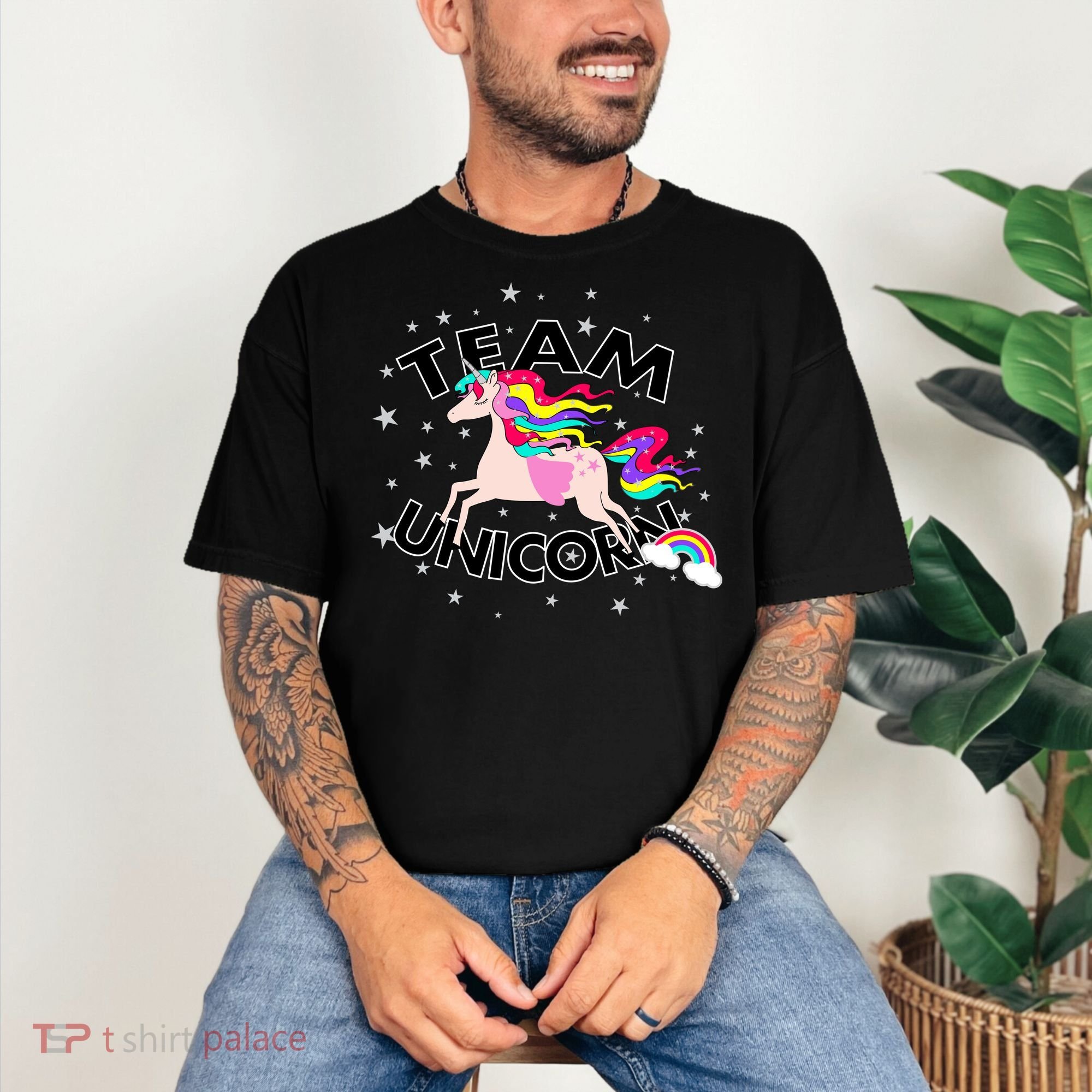 Team Unicorn Comfort Colors T-Shirt
