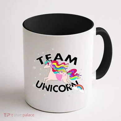 Team Unicorn Coffee Mug back