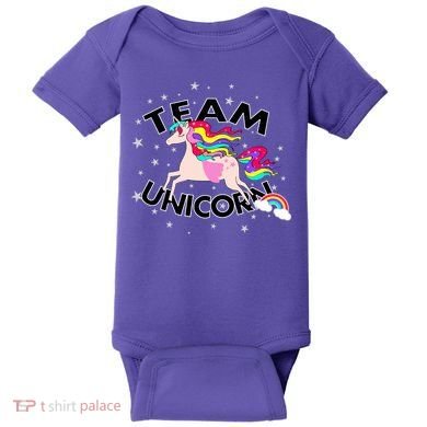 Team Unicorn Baby Bodysuit