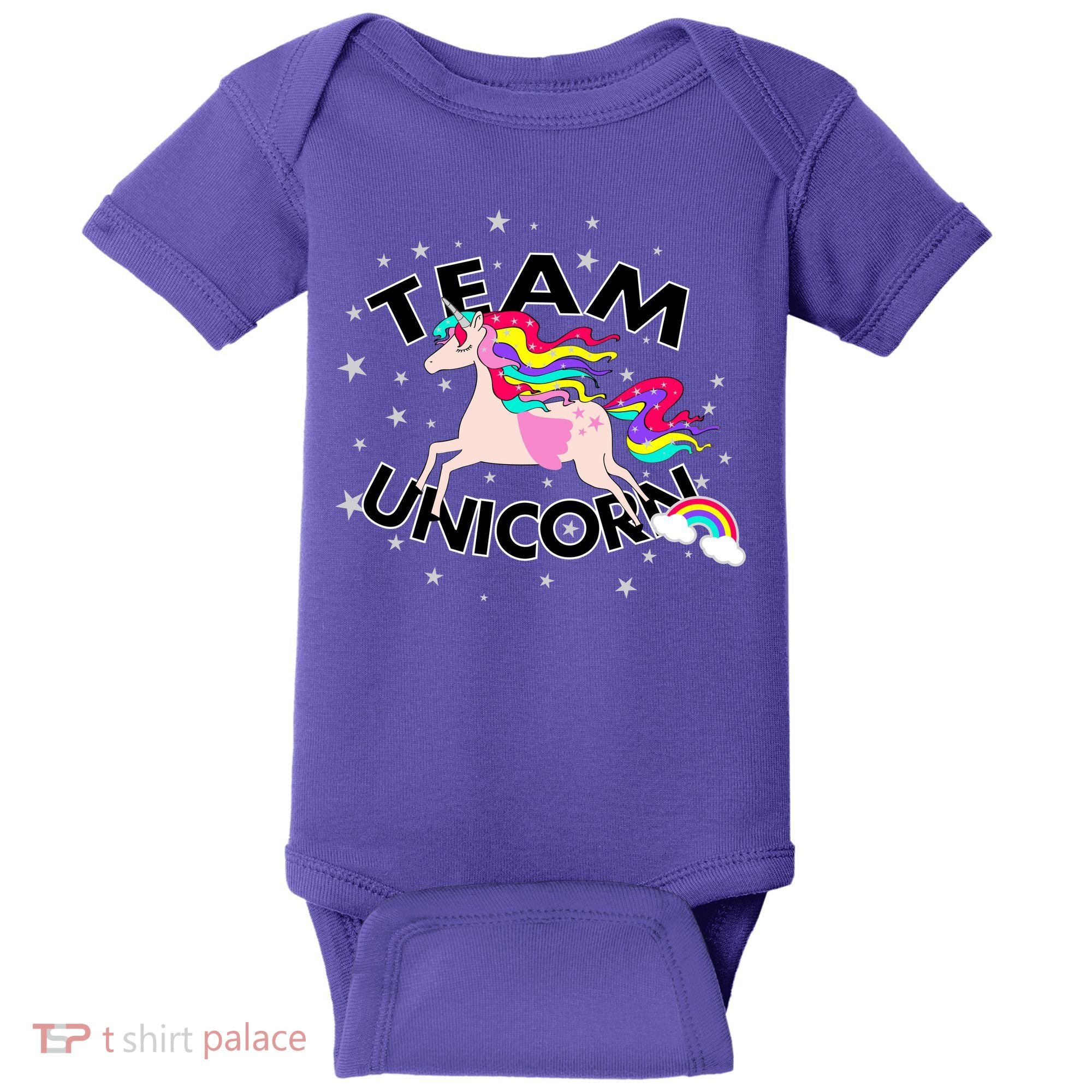 Team Unicorn Baby Bodysuit