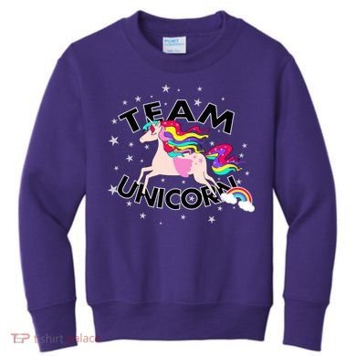 Team Unicorn Kids Sweatshirt