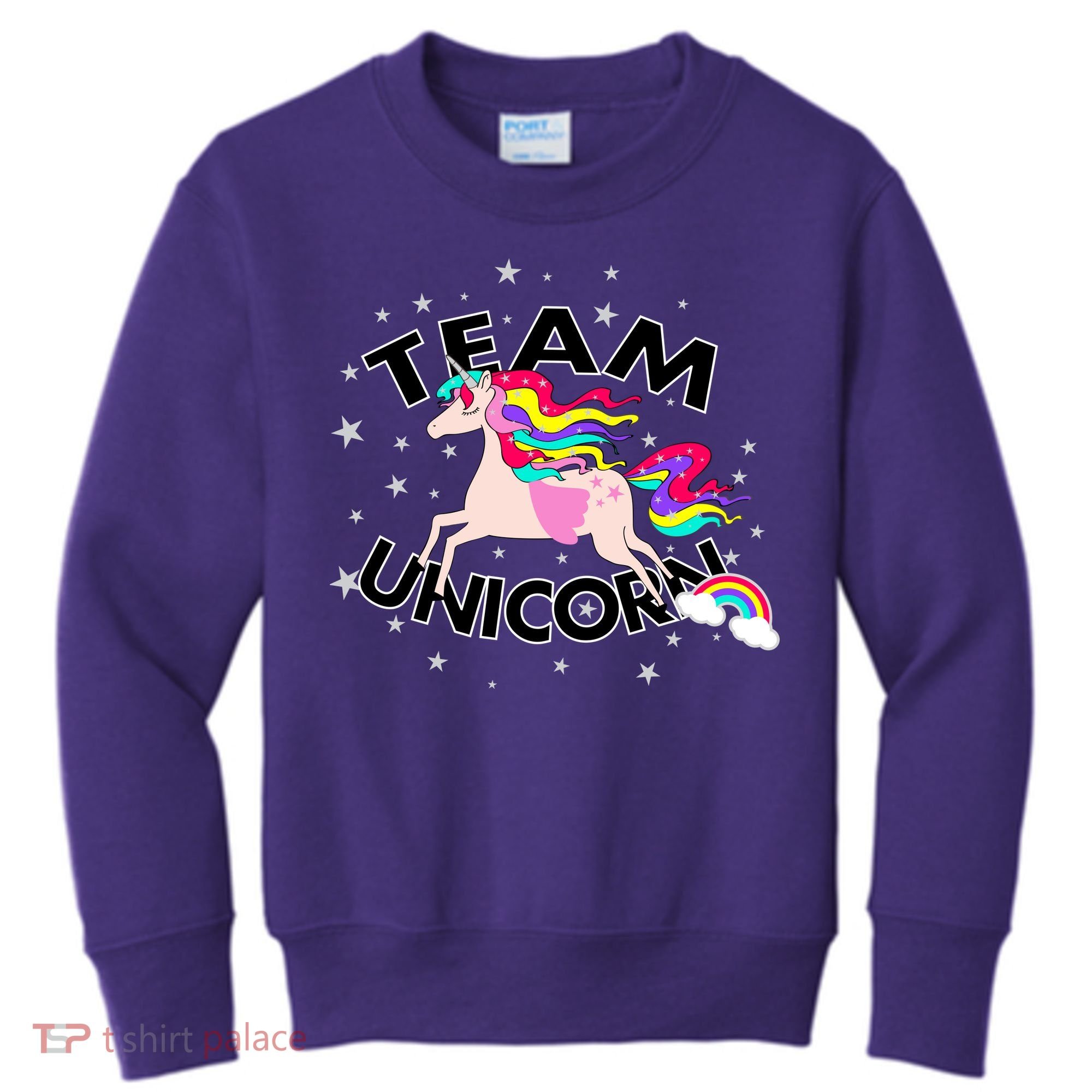 Team Unicorn Kids Sweatshirt