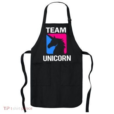 Team Unicorn Logo Apron