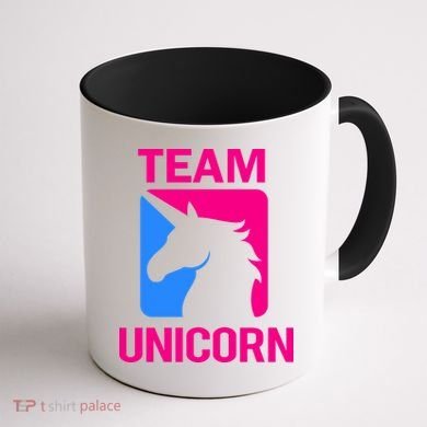Team Unicorn Logo Coffee Mug back