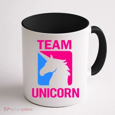 Team Unicorn Logo Coffee Mug back