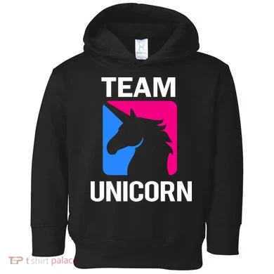 Team Unicorn Logo Toddler Hoodie