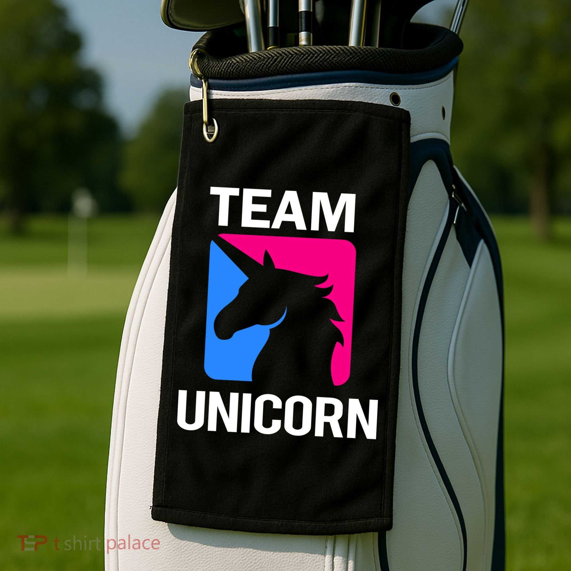 Team Unicorn Logo Golf Towel