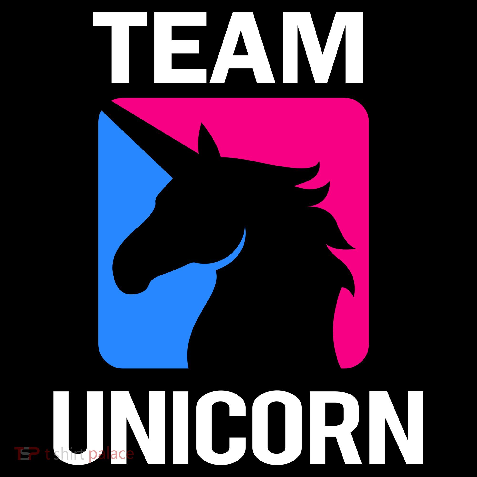 Team Unicorn Logo Kids Long Sleeve Shirt