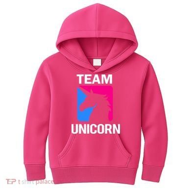 Team Unicorn Logo Kids Hoodie