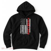 Team USA Distressed American Flag Hoodie thumb 0