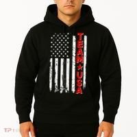 Team USA Distressed American Flag Hoodie thumb 2
