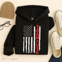 Team USA Distressed American Flag Hoodie thumb 4