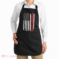 Team USA Distressed American Flag Apron thumb 2