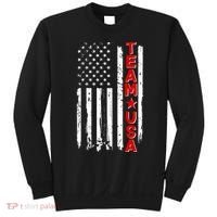 Team USA Distressed American Flag Sweatshirt thumb 0