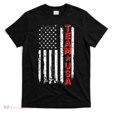 Team USA Distressed American Flag T-Shirt