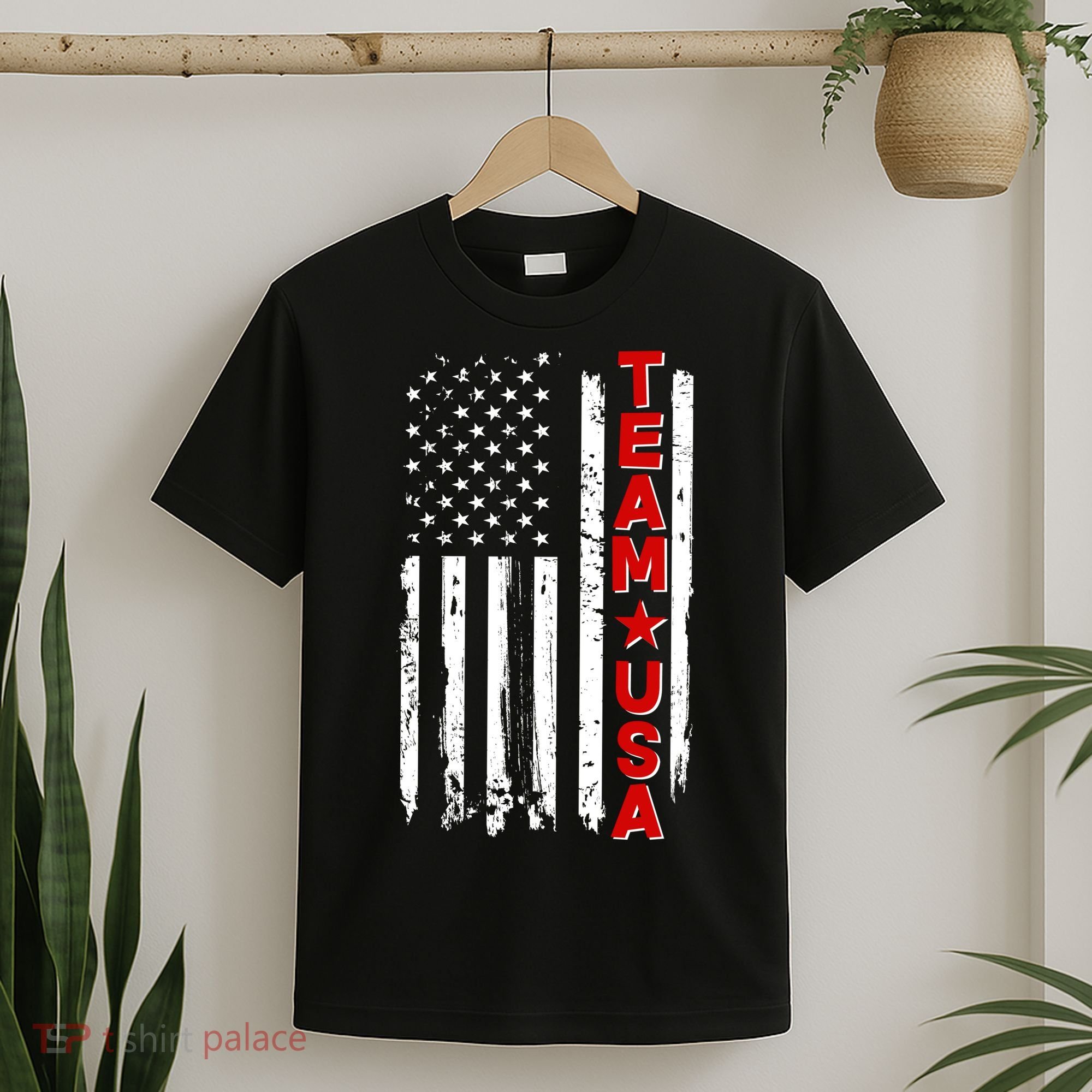 Team USA Distressed American Flag T-Shirt