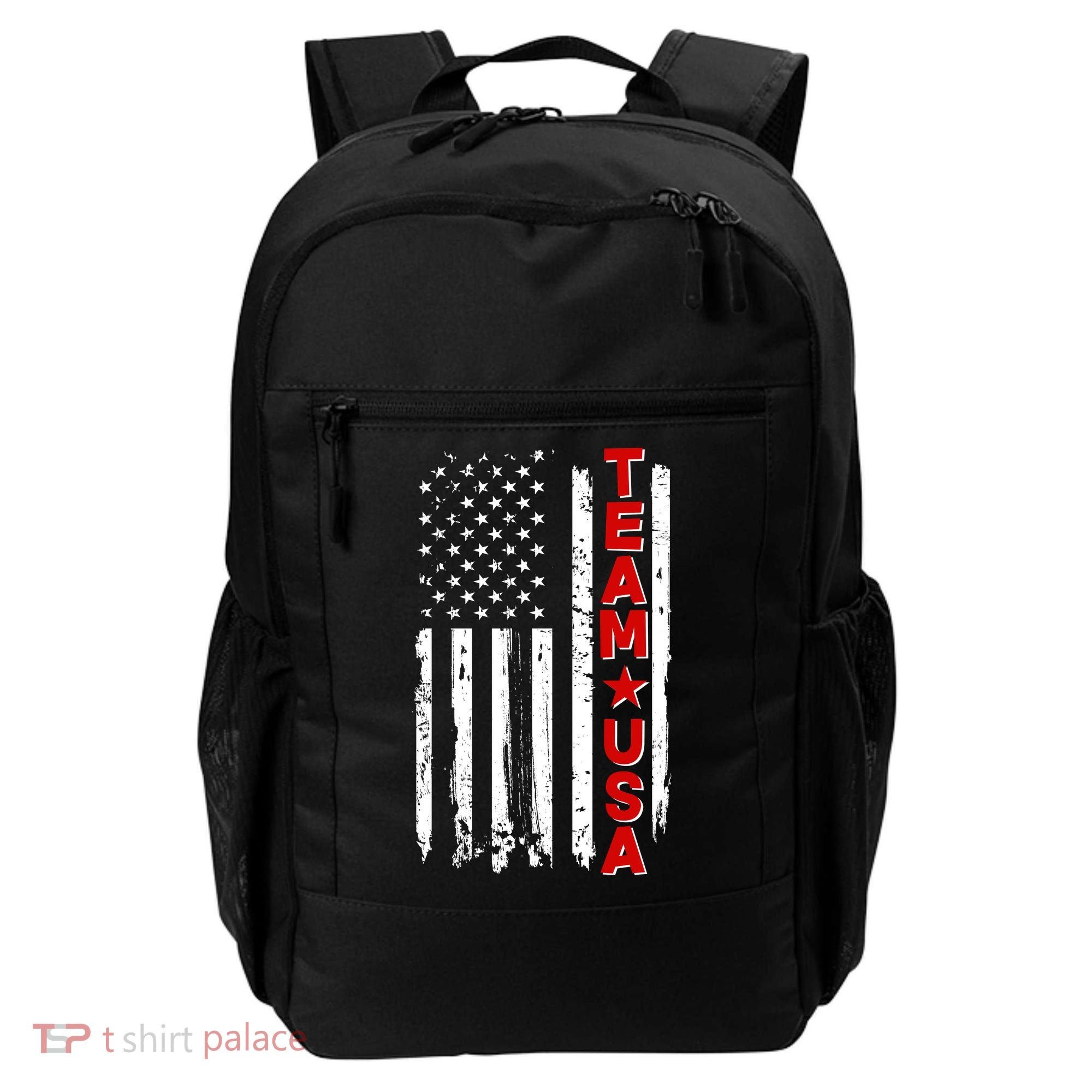 Team USA Distressed American Flag Backpack