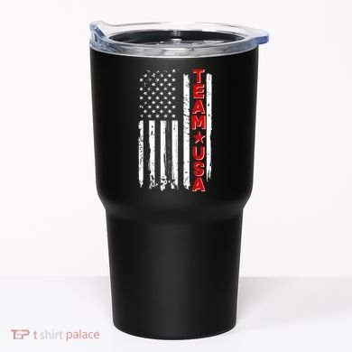 Team USA Distressed American Flag Tumbler