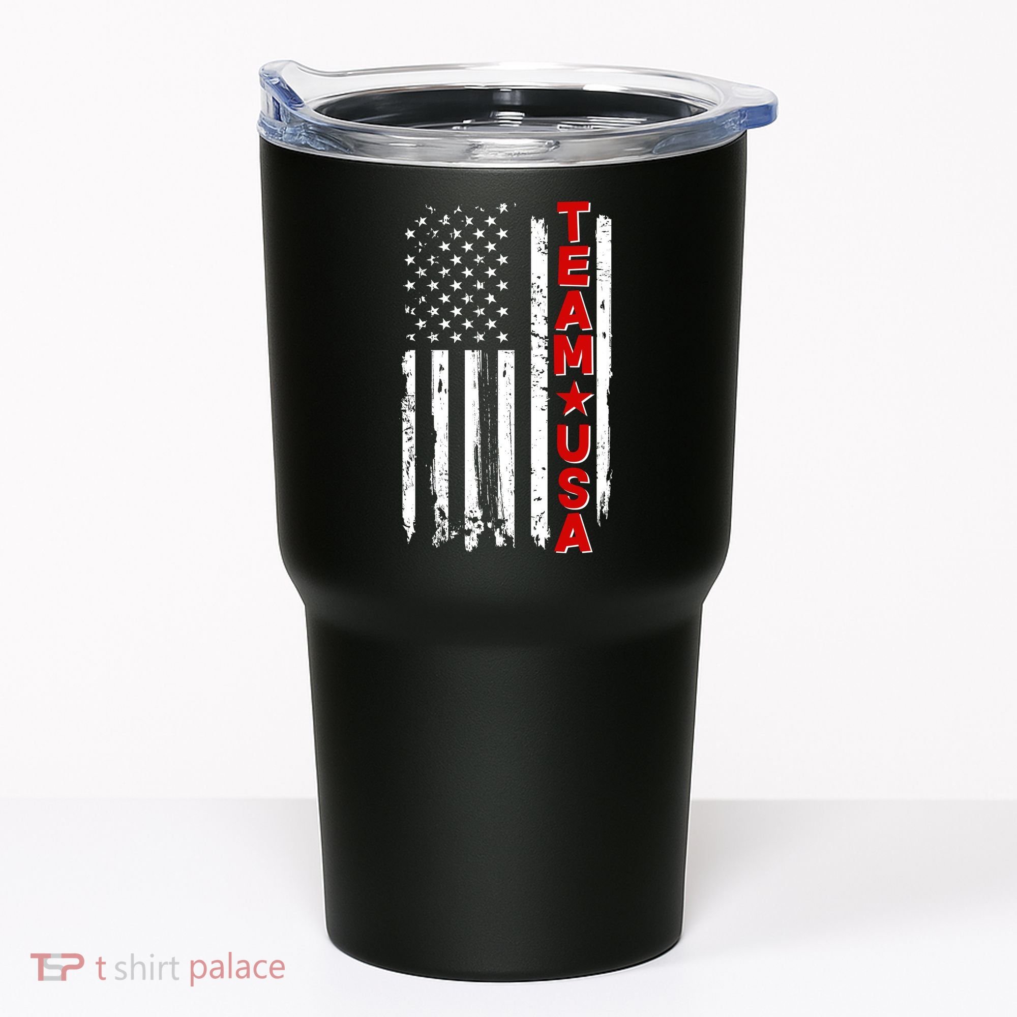 Team USA Distressed American Flag Tumbler