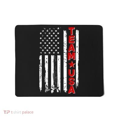 Team USA Distressed American Flag Mousepad