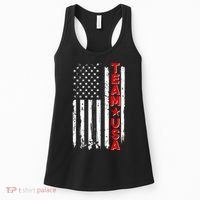 Team USA Distressed American Flag Women's Tank Top thumb 0