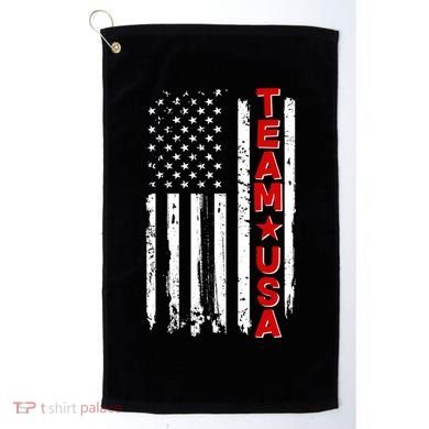 Team USA Distressed American Flag Golf Towel