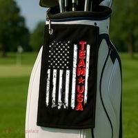 Team USA Distressed American Flag Golf Towel thumb 2