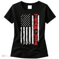 Team USA Distressed American Flag Women's T-Shirt thumb 0