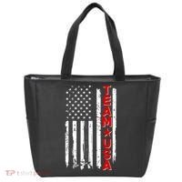 Team USA Distressed American Flag Tote Bag thumb 0