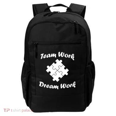 Team Work Dream Work Backpack