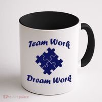 Team Work Dream Work Coffee Mug thumb 1