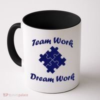 Team Work Dream Work Coffee Mug thumb 0
