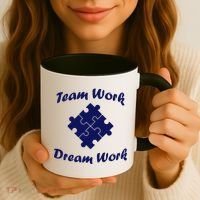 Team Work Dream Work Coffee Mug thumb 3