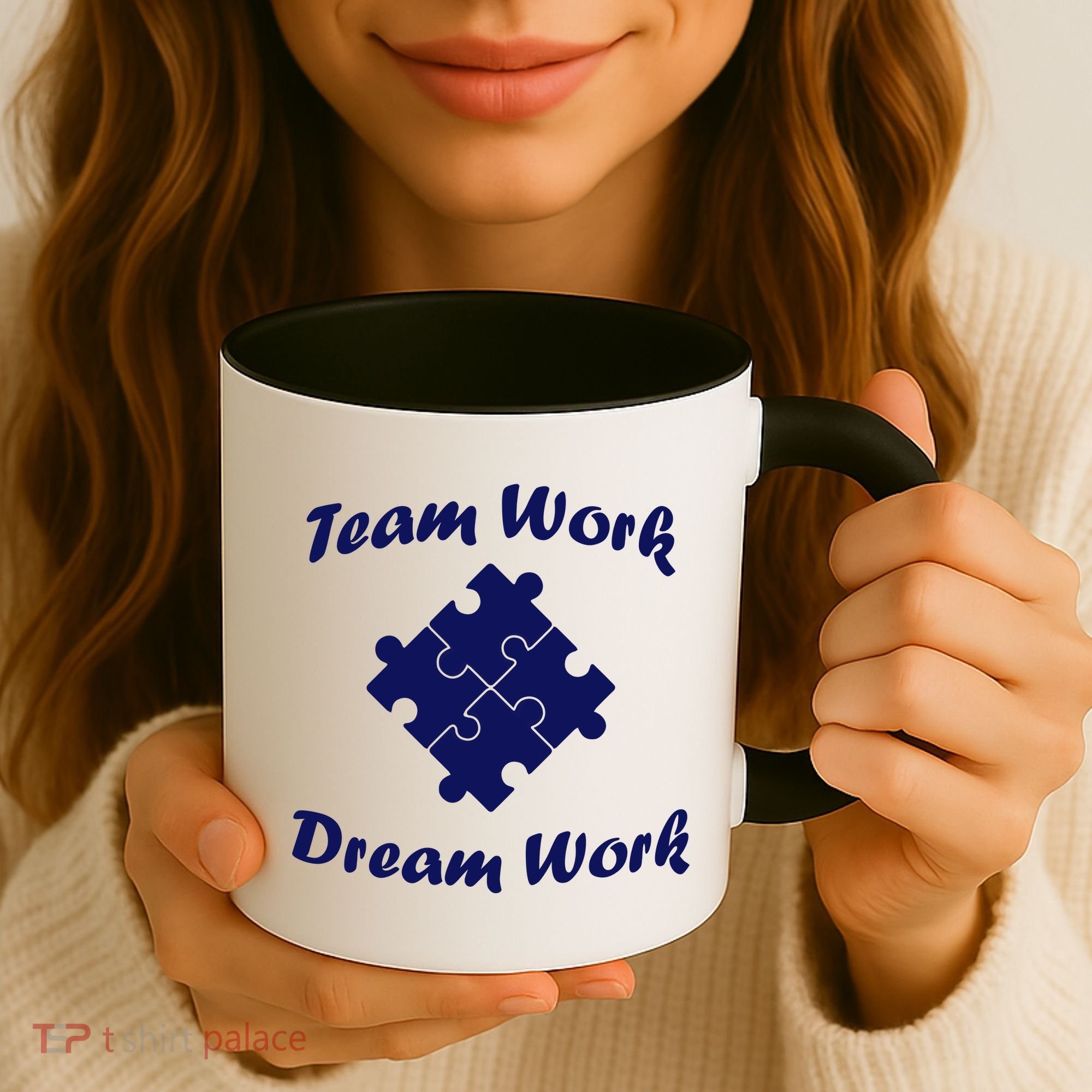 Team Work Dream Work Coffee Mug
