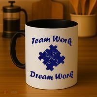 Team Work Dream Work Coffee Mug thumb 4