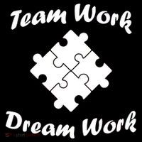 Team Work Dream Work Ornament thumb 1