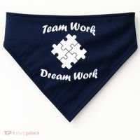 Team Work Dream Work USA-Made Doggie Bandana thumb 0